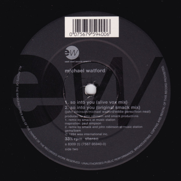So Into You (The Bobby D'Ambrosio And Smack Mixes)