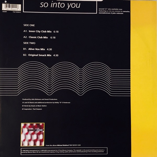 So Into You (The Bobby D'Ambrosio And Smack Mixes)