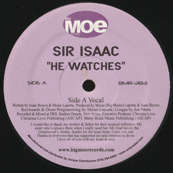 Sir Isaac - He Watches | Big Moe Records (BMR-383) - main