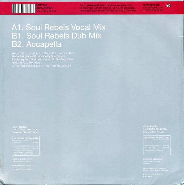 Debbie Pender - Movin' On (Soul Rebels Remixes) | Azuli Records (AZNY192) - 4 Debbie Pender - Movin' On (Soul Rebels Remixes) | Azuli Records (AZNY192) - 4