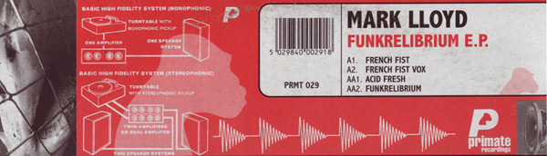 Mark Lloyd - Funkrelibrium E.P. | Primate Recordings (PRMT 029) - 3