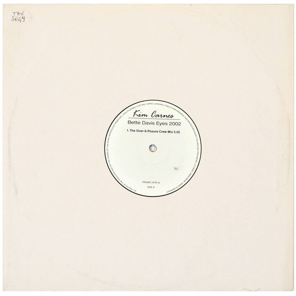 Kim Carnes - Bette Davis Eyes 2002 | ZYX Music (PROMO 157R-12) - main Kim Carnes - Bette Davis Eyes 2002 | ZYX Music (PROMO 157R-12) - main