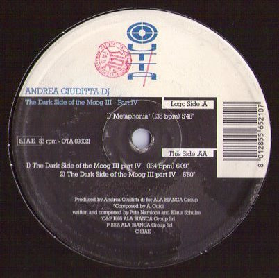 Andrea Giuditta DJ - The Dark Side Of The Moog III - Part IV | Outta Records (OTA 695021)