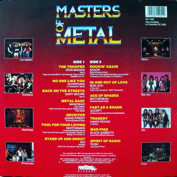 Various - Masters Of Metal | Powersaw Records (NE 1295) - 2 Various - Masters Of Metal | Powersaw Records (NE 1295) - 2
