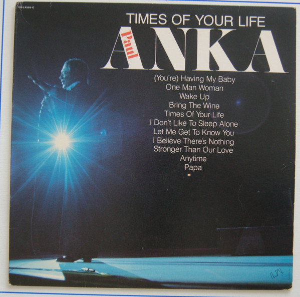 Paul Anka - Times Of Your Life | United Artists Records (UA-LA569-G)