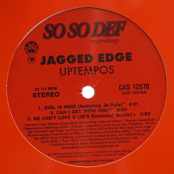 Jagged Edge - Uptempos | So So Def (CAS 12570)