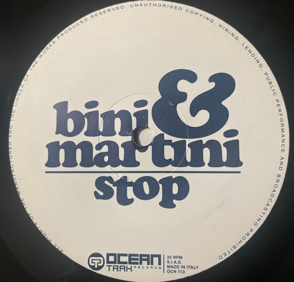 Bini & Martini - Stop | Ocean Trax (OCN 113) - 3 Bini & Martini - Stop | Ocean Trax (OCN 113) - 3