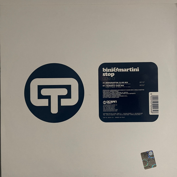 Bini & Martini - Stop | Ocean Trax (OCN 113) - 2 Bini & Martini - Stop | Ocean Trax (OCN 113) - 2