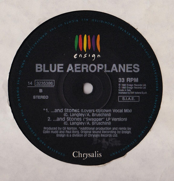 The Blue Aeroplanes - ... And Stones | Ensign (14 3235386) - 4