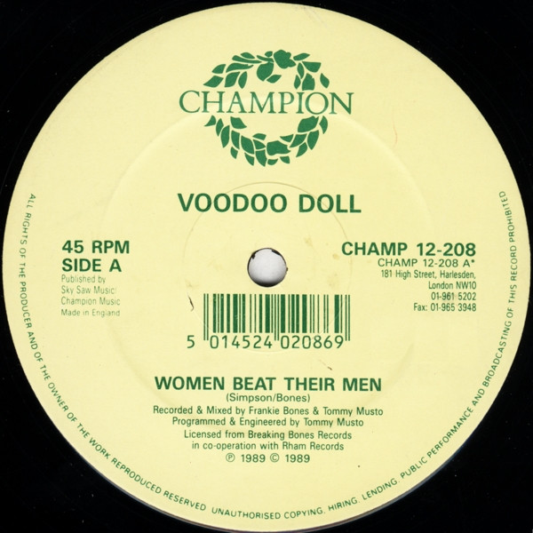 Voodoo Doll - Women Beat Their Men | Champion (CHAMP 12-208) - 2 Voodoo Doll - Women Beat Their Men | Champion (CHAMP 12-208) - 2