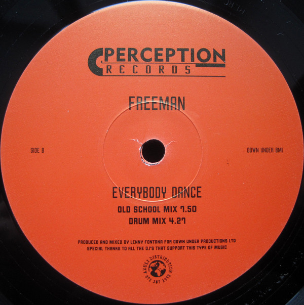 Freeman - Everybody Dance | Perception Records (PERC 001) - 2 Freeman - Everybody Dance | Perception Records (PERC 001) - 2