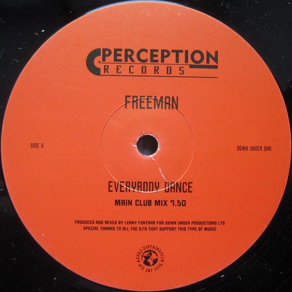 Freeman - Everybody Dance | Perception Records (PERC 001) - main Freeman - Everybody Dance | Perception Records (PERC 001) - main