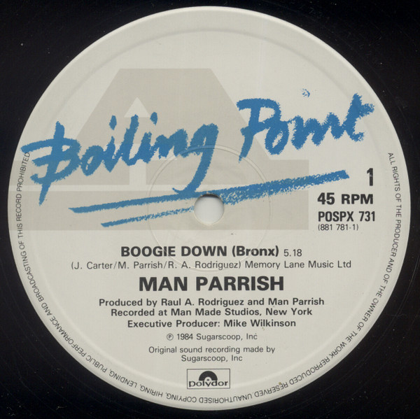 Man Parrish - Boogie Down (Bronx) | Boiling Point (POSPX 731)