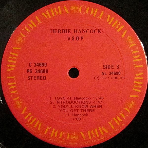 Herbie Hancock - V.S.O.P. | Columbia (PG 34688) - 6 Herbie Hancock - V.S.O.P. | Columbia (PG 34688) - 6
