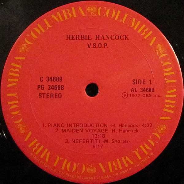 Herbie Hancock - V.S.O.P. | Columbia (PG 34688) - 4 Herbie Hancock - V.S.O.P. | Columbia (PG 34688) - 4