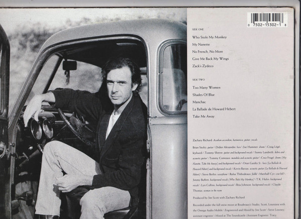Zachary Richard - Women In The Room | A&M Records (7502153021) - 4 Zachary Richard - Women In The Room | A&M Records (7502153021) - 4