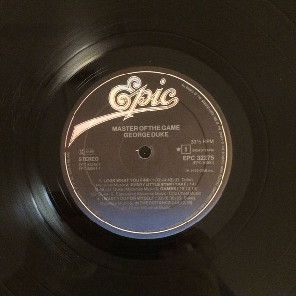 George Duke - Master Of The Game | Epic (EPC 32275) - 5