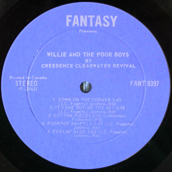 Creedence Clearwater Revival - Willy And The Poor Boys | Fantasy (FANT 8397) - 3 Creedence Clearwater Revival - Willy And The Poor Boys | Fantasy (FANT 8397) - 3