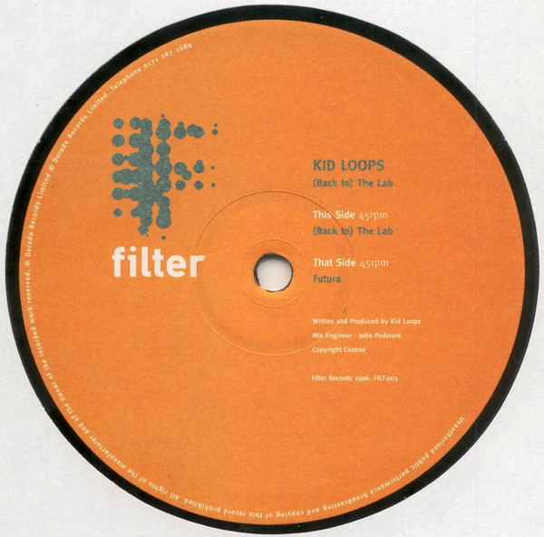 Kid Loops - (Back To) The Lab / Futura | Filter (FILT003) - 2