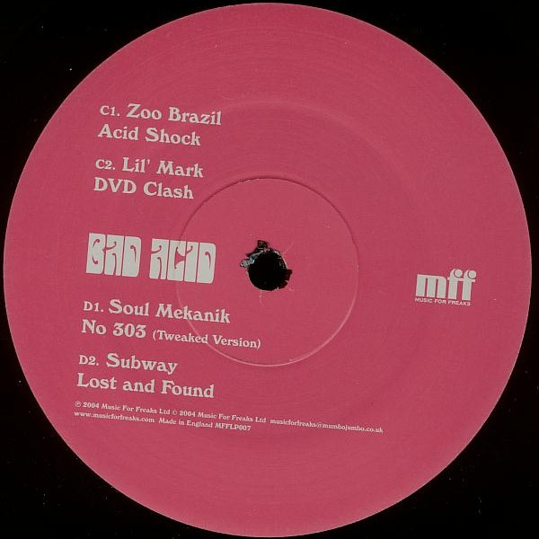 Various - Bad Acid (Volume 1) | Music For Freaks (MFFLP007) - 5 Various - Bad Acid (Volume 1) | Music For Freaks (MFFLP007) - 5