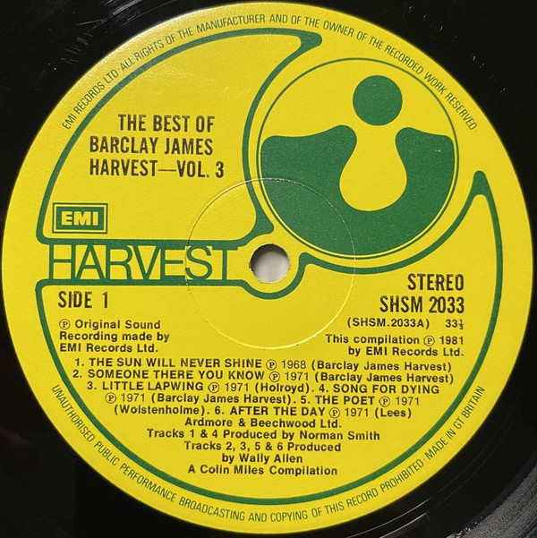 The Best Of Barclay James Harvest Volume 3