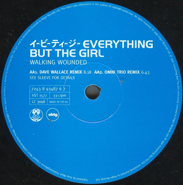 Everything But The Girl - Walking Wounded | Virgin (VST 1577) - 4 Everything But The Girl - Walking Wounded | Virgin (VST 1577) - 4