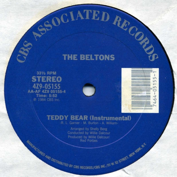 The Beltons - Teddy Bear | CBS Associated Records (4Z9-05155) - 2 The Beltons - Teddy Bear | CBS Associated Records (4Z9-05155) - 2