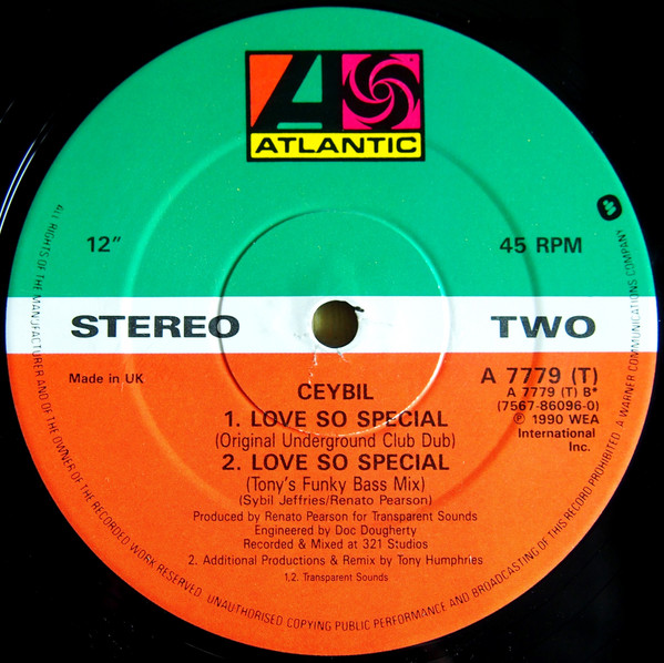 Ceybil Jefferies - Love So Special | Atlantic (A 7779 (T)) - 2
