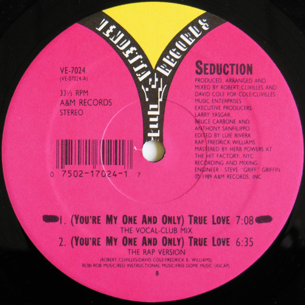 Seduction - (You're My One And Only) True Love | Vendetta Records (VE-7024)