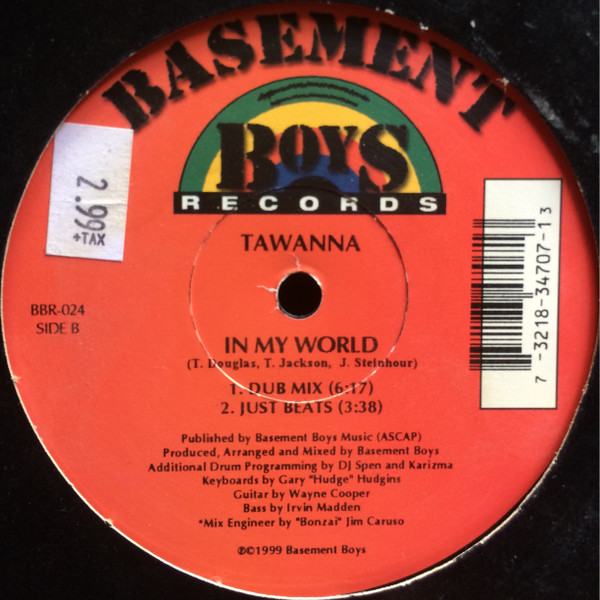 Tawanna - In My World | Basement Boys Records (BBR-024) - 2