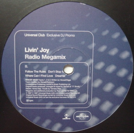 Livin' Joy - Megamix | Universal (WMCST 40129)