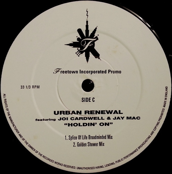 Urban Renewal Featuring Joi Cardwell & Jay Mac - Holdin' On | Freetown Inc (FTI32T) - 3