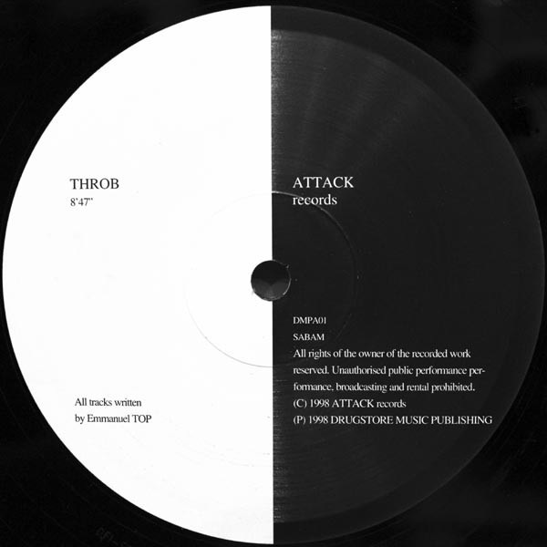 Emmanuel Top - Upgrade / Throb | Attack Records (DMPA01) - 2