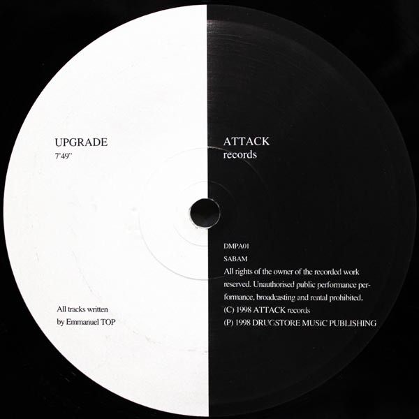 Emmanuel Top - Upgrade / Throb | Attack Records (DMPA01) - main