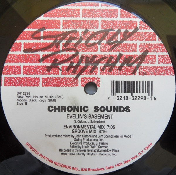 Chronic Sounds - Evelin's Basement | Strictly Rhythm (SR12298) - 2 Chronic Sounds - Evelin's Basement | Strictly Rhythm (SR12298) - 2