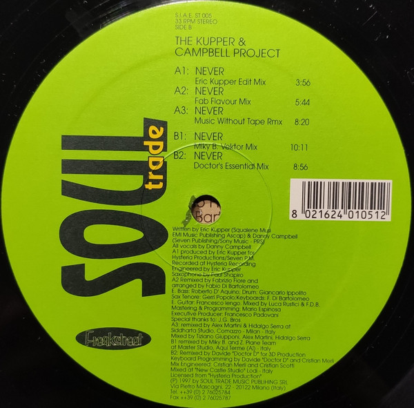 The Kupper & Campbell Project - Never | Soul Trade (ST 005) - 3 The Kupper & Campbell Project - Never | Soul Trade (ST 005) - 3