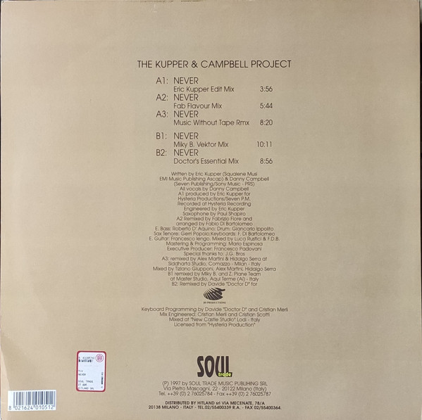 The Kupper & Campbell Project - Never | Soul Trade (ST 005) - 2 The Kupper & Campbell Project - Never | Soul Trade (ST 005) - 2