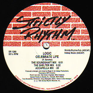Logic - Celebrate Life / One Step Beyond | Strictly Rhythm (SR 1266) - 2