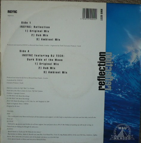 Insync - Reflection / Dark Side Of The Moon | WAU! Mr. Modo Recordings (MWS 022T) - 4 Insync - Reflection / Dark Side Of The Moon | WAU! Mr. Modo Recordings (MWS 022T) - 4