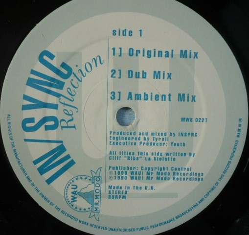 Insync - Reflection / Dark Side Of The Moon | WAU! Mr. Modo Recordings (MWS 022T) - 3 Insync - Reflection / Dark Side Of The Moon | WAU! Mr. Modo Recordings (MWS 022T) - 3