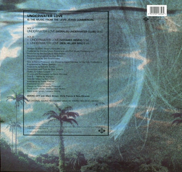 Smoke City - Underwater Love | Jive (JIVE T 422) - 2