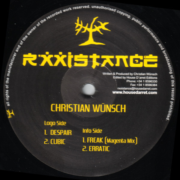 Christian Wünsch - Despair? | Rxxistance (RXXI 002)