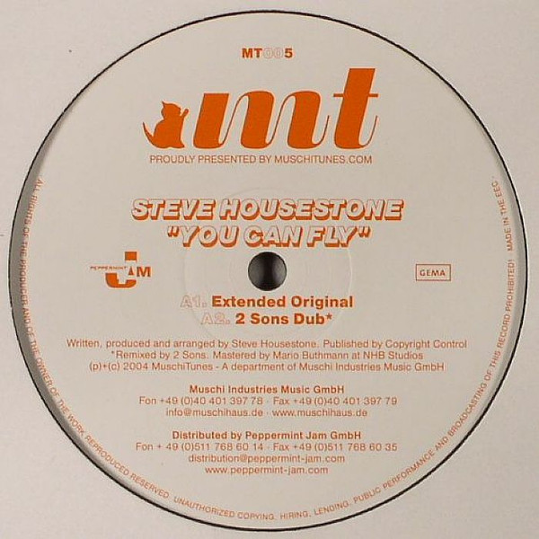 Steve Housestone - You Can Fly | Muschitunes (MT 005) - main Steve Housestone - You Can Fly | Muschitunes (MT 005) - main