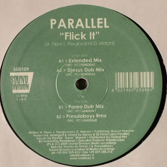 Parallel - Flick It | Sound Division (SD0109) - 2 Parallel - Flick It | Sound Division (SD0109) - 2