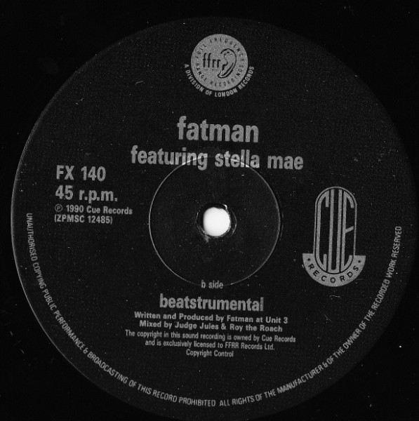 Fatman Featuring Stella Mae - Release Me | FFRR (FX 140) - 3