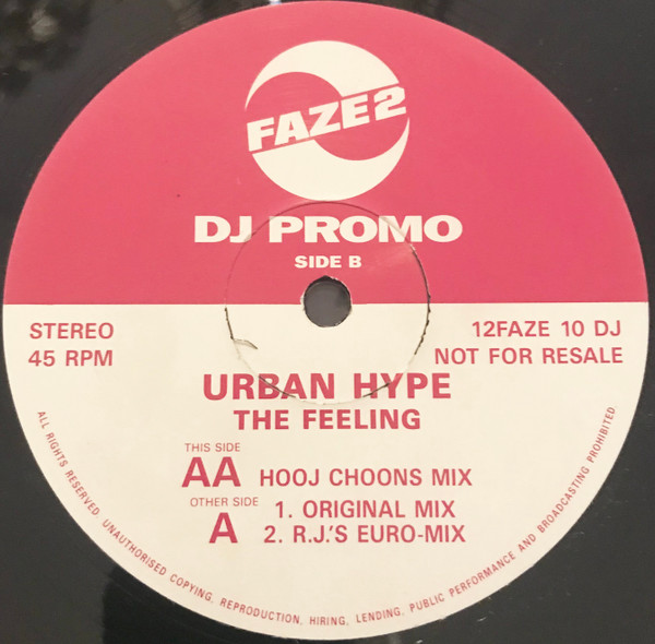 Urban Hype - The Feeling | Faze 2 (12FAZE 10 DJ)
