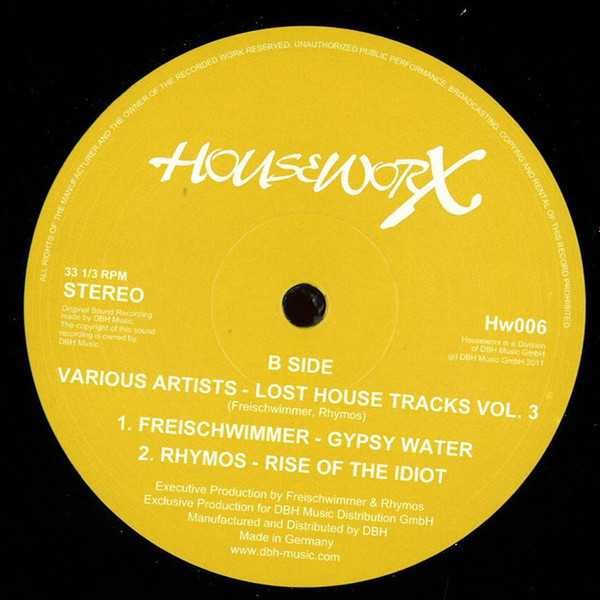Various - Lost House Tracks Vol.3 | Houseworx (Hw006) - 2 Various - Lost House Tracks Vol.3 | Houseworx (Hw006) - 2