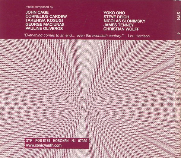 Sonic Youth - Goodbye 20th Century | Sonic Youth Records (SYR 4) - 2 Sonic Youth - Goodbye 20th Century | Sonic Youth Records (SYR 4) - 2