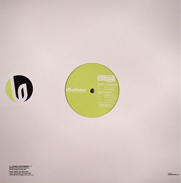 DJ Chus & David Penn Feat. Daren James Bell - Sunshine (Remixes '04) | Urbana Recordings (URBANA-010) - 2 DJ Chus & David Penn Feat. Daren James Bell - Sunshine (Remixes '04) | Urbana Recordings (URBANA-010) - 2