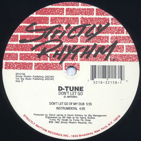 D-Tune - Don't Let Go | Strictly Rhythm (SR12158) - 2